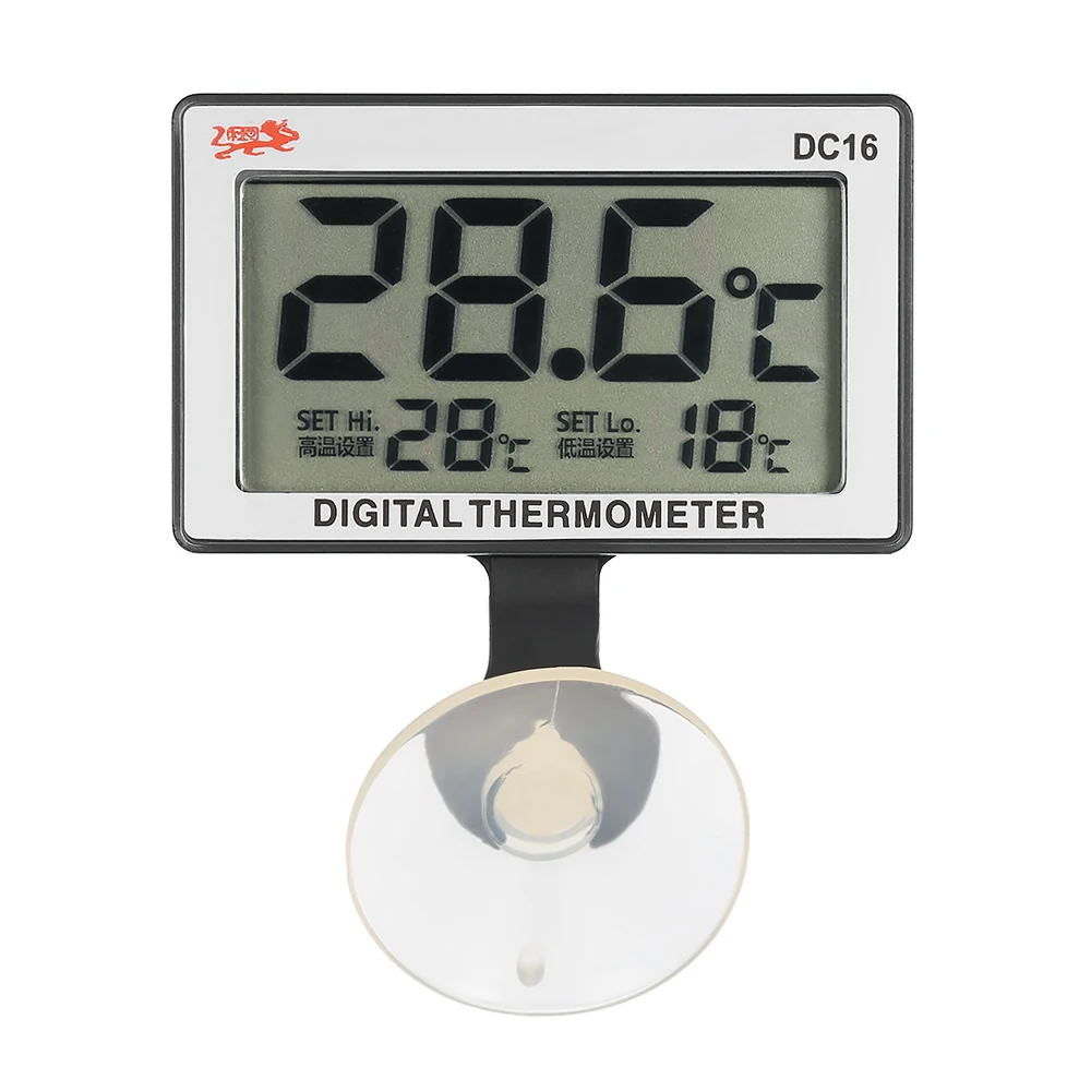 Aquarium Fish Uk - Mini Digital LCD Aquarium Alarm Thermometer