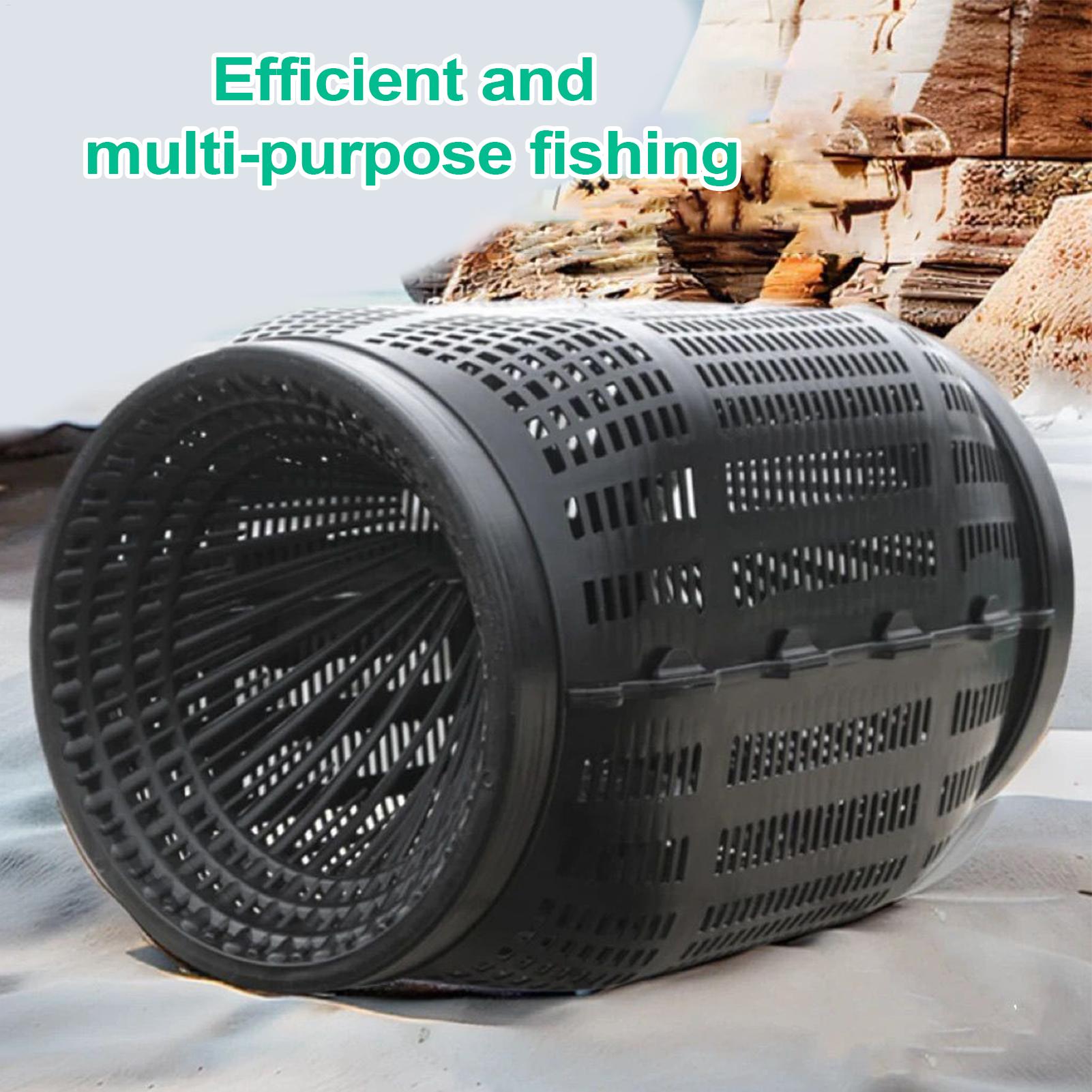 Aquarium Fish Trap - Portable Folding Minnow Fishing Trap Cage