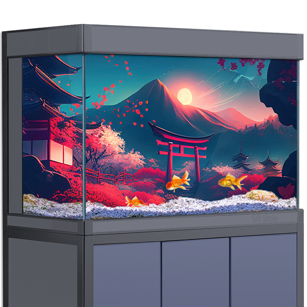 Aquarium Fish Poster - Aquarium Background Sticker Decoration for Fish