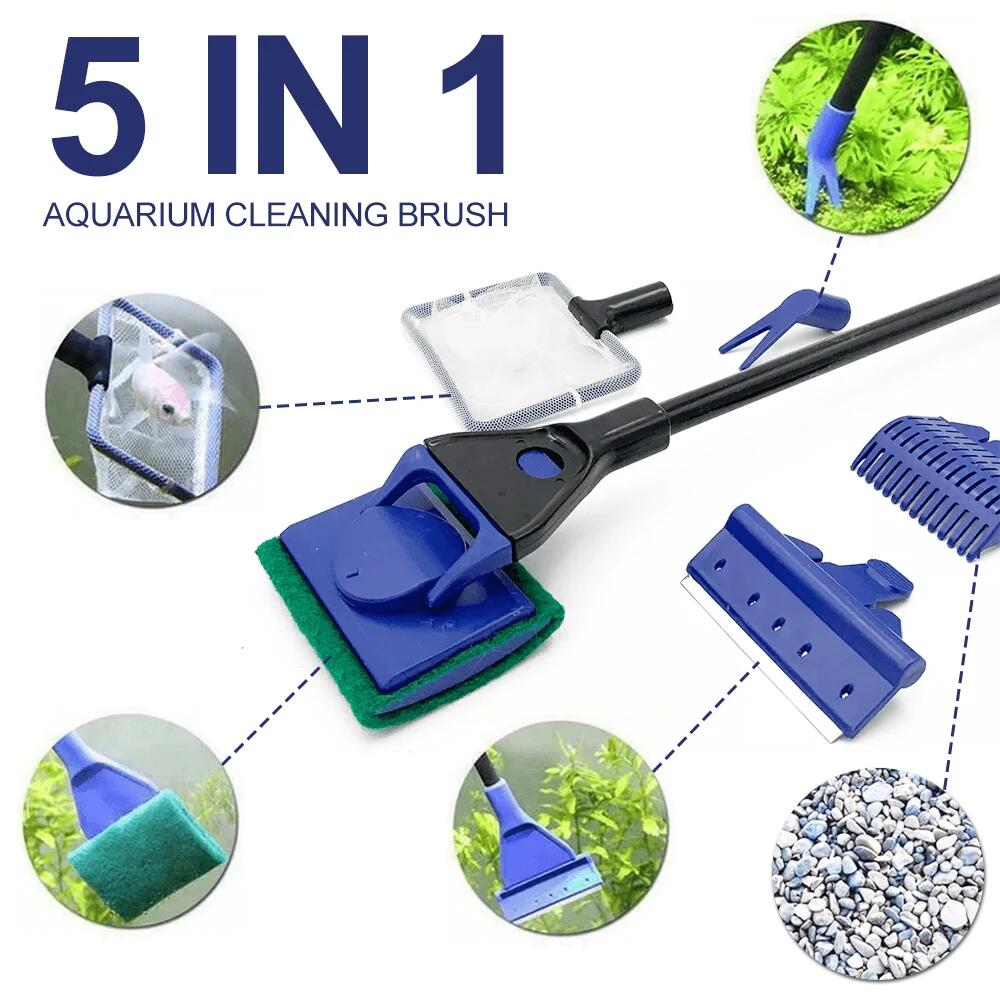 5in1 Aquarium Cleaning Tool Pl - огляд і ціна Aquarium Fish Trap
