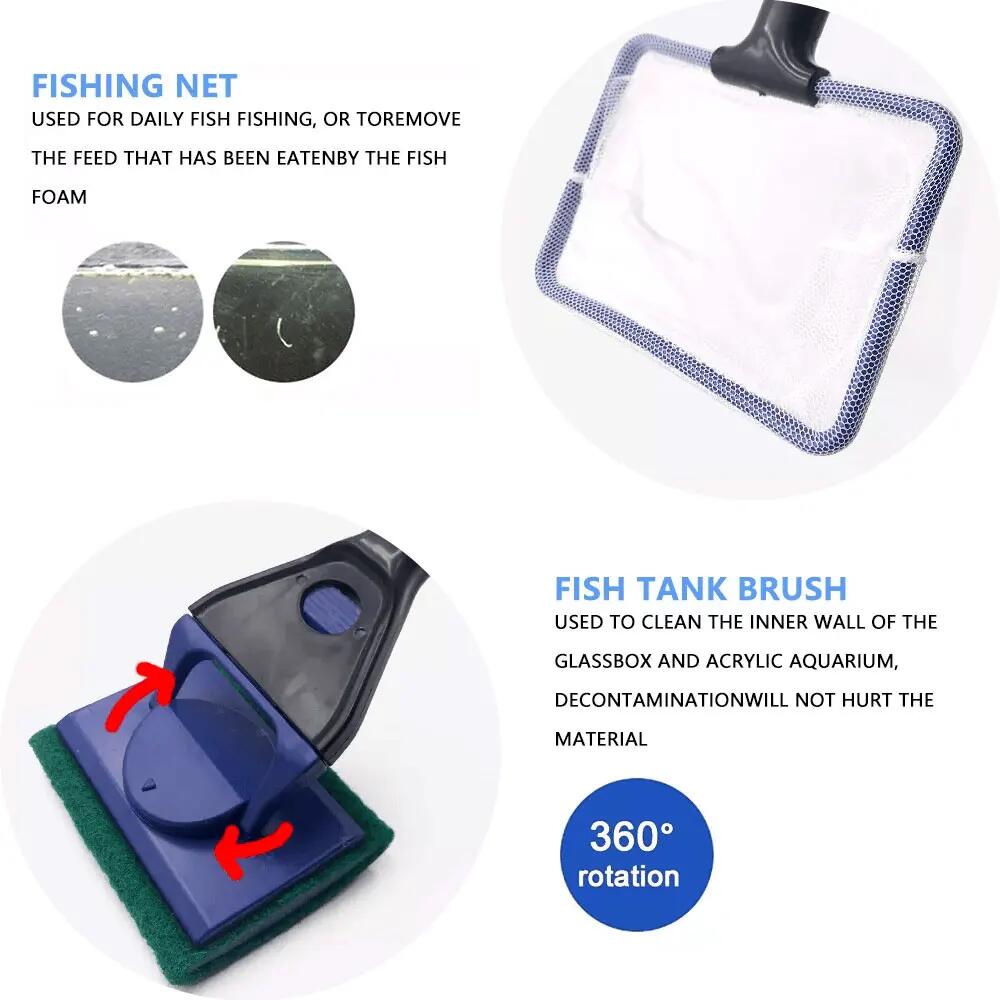 5in1 Aquarium Cleaning Tool Pl - огляд і ціна Aquarium Fish Trap