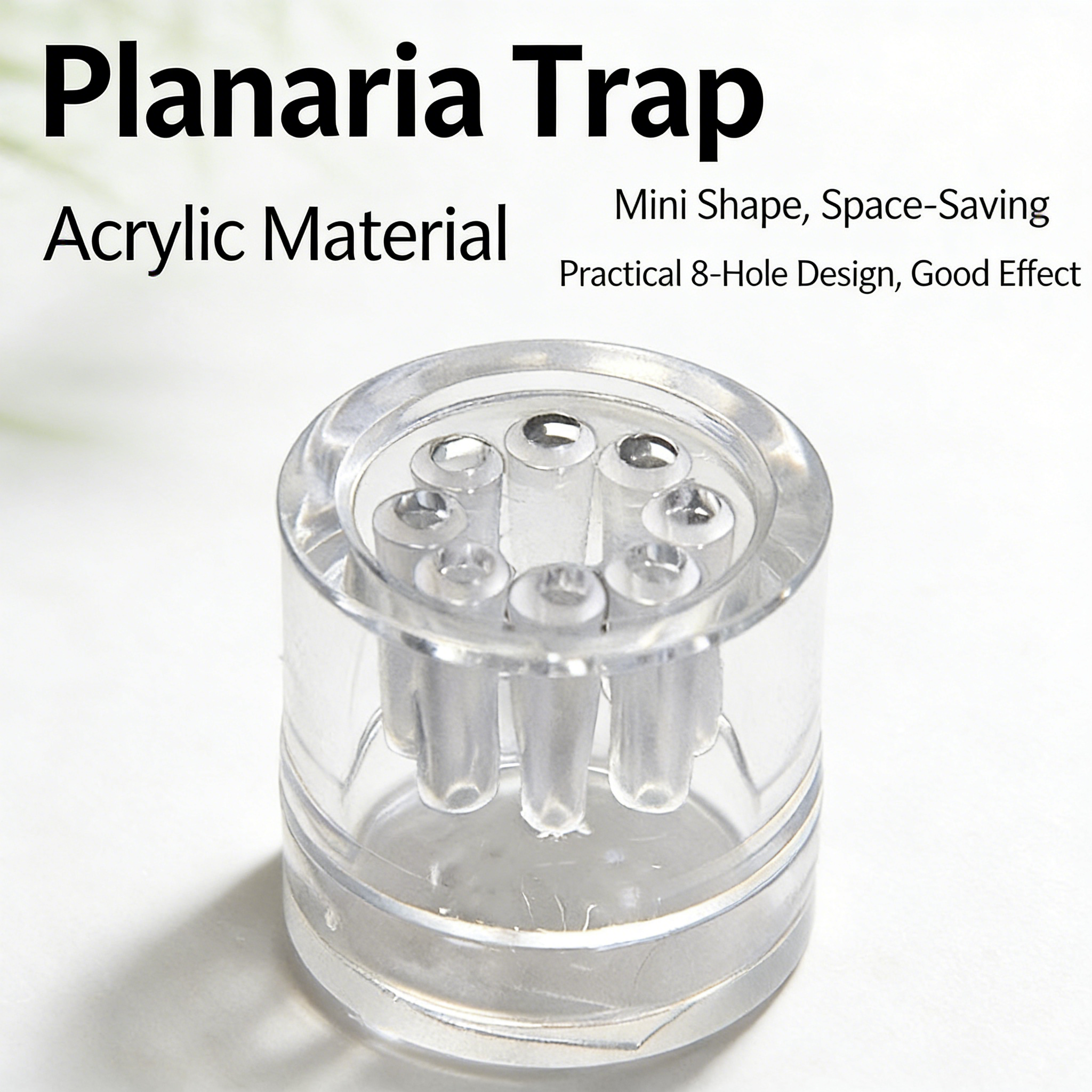 2Pcs Acrylic Planaria Trap 8-H - огляд і ціна Aquarium Fish Trap