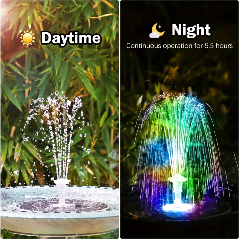 3.5W LED Solar Fountain with B - огляд і ціна Aquarium Fish Pond