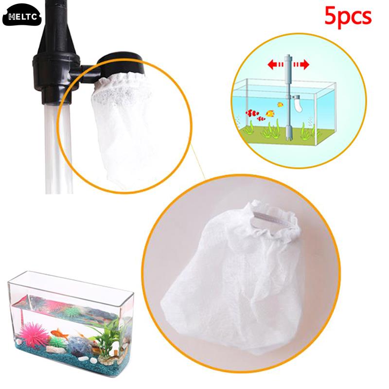 5Pc Aquarium Siphon Filter Bag - огляд і ціна Gravel Vacuum Cleaner