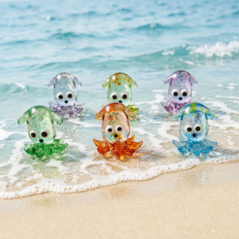 Japanese Cute Mini Glass Squid - огляд і ціна Aquarium Fish Japan