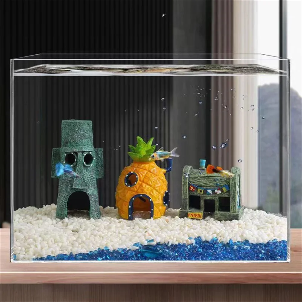 3pcs Cartoon Fish Tank Decorat - огляд і ціна Aquarium Fish Japan