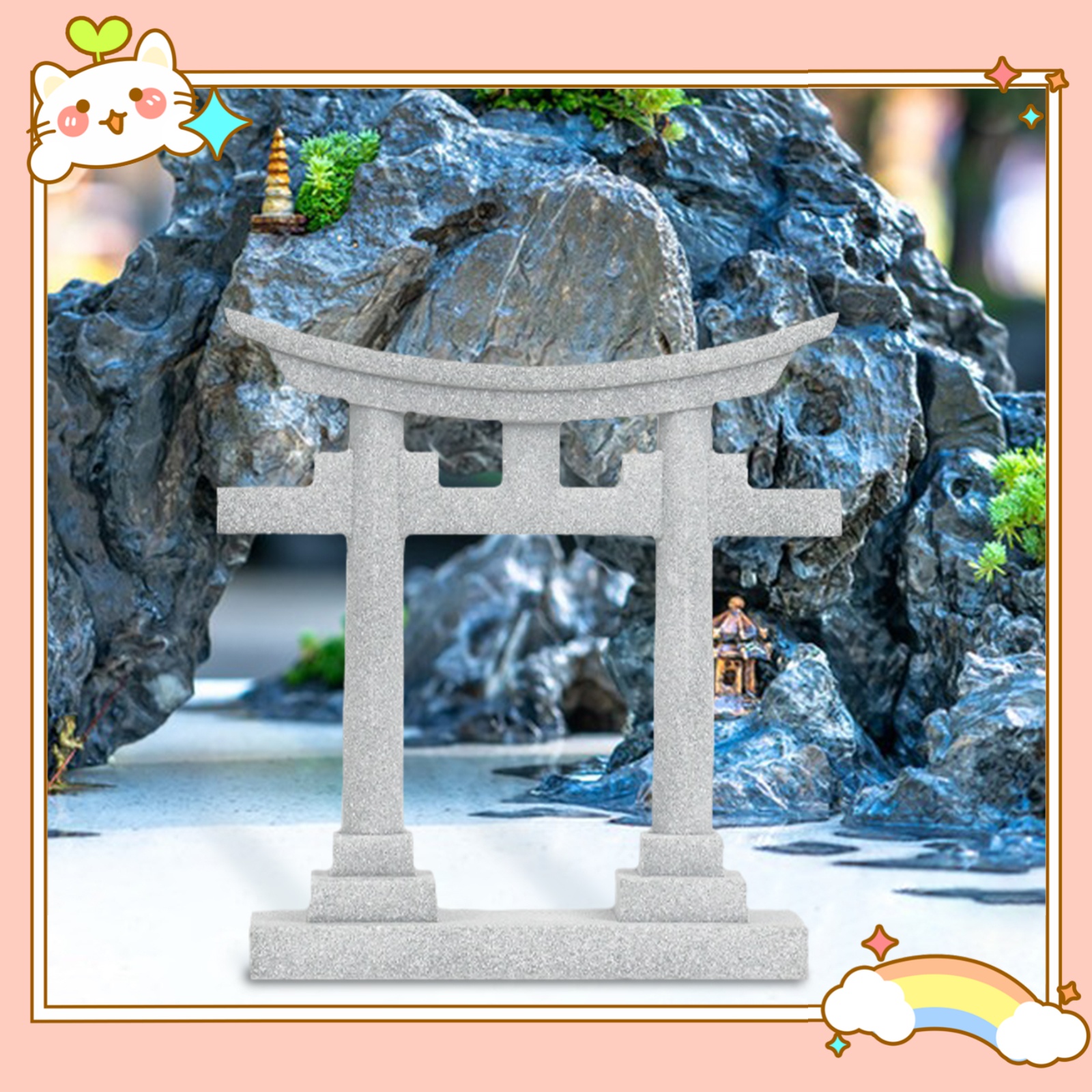 Japan Torii Gate Shrine Model  - огляд і ціна Aquarium Fish Japan