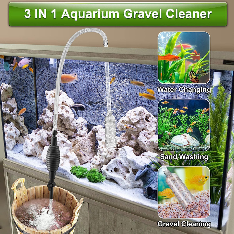 Fish Tank Water Changer Aquari - огляд і ціна Gravel Vacuum Cleaner