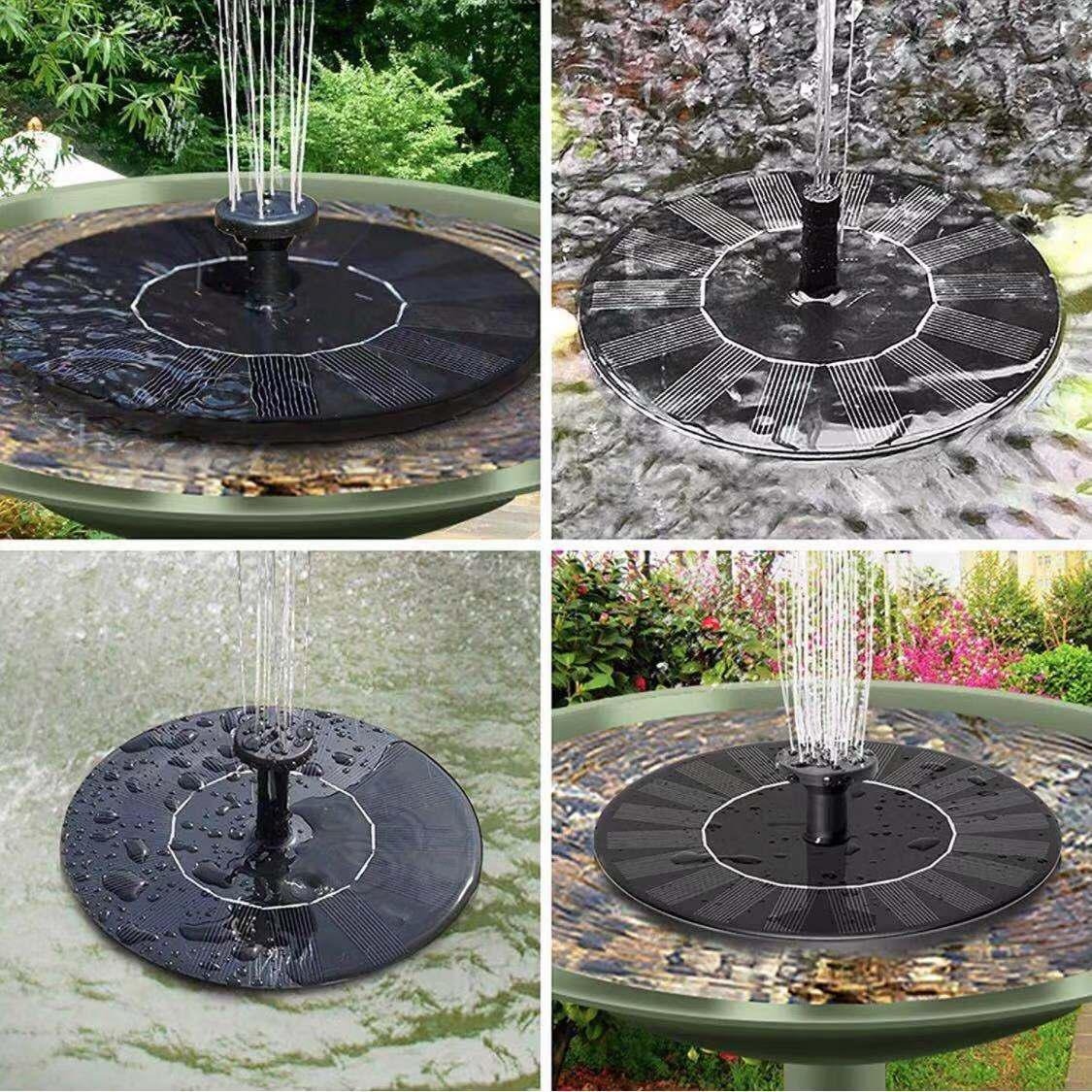 Solar Fountain Pump with 6 Noz - огляд і ціна Aquarium Fish In Pond