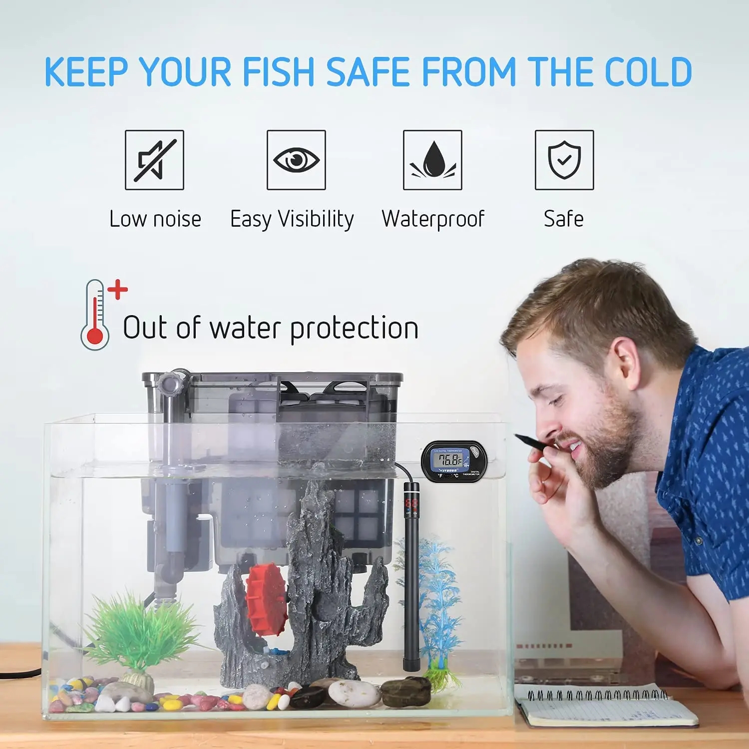 Adjustable Water Heating Rod f - огляд і ціна Aquarium Fish Uk