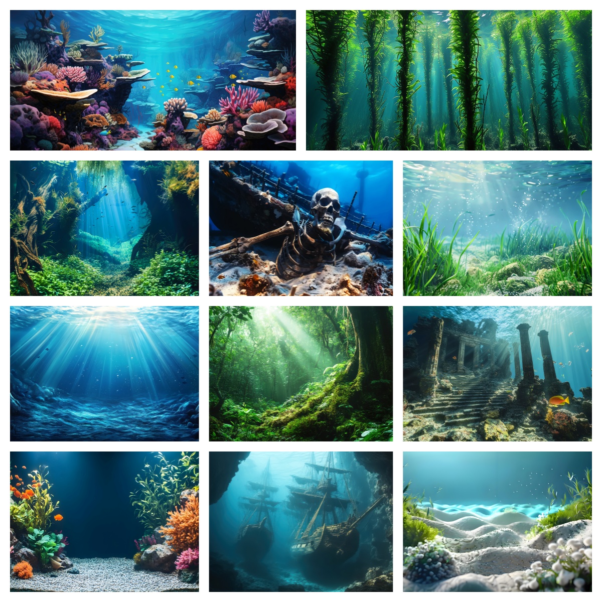 Thick Self-Adhesive Aquarium B - огляд і ціна Aquarium Fish Poster