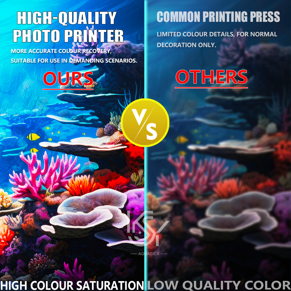 Thick Self-Adhesive Aquarium B - огляд і ціна Aquarium Fish Poster
