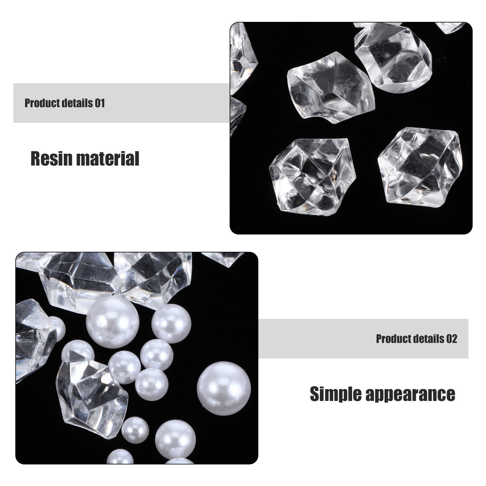 1Pack Pearl Crystal Stones Cle - огляд і ціна Aquarium Decoration Rock