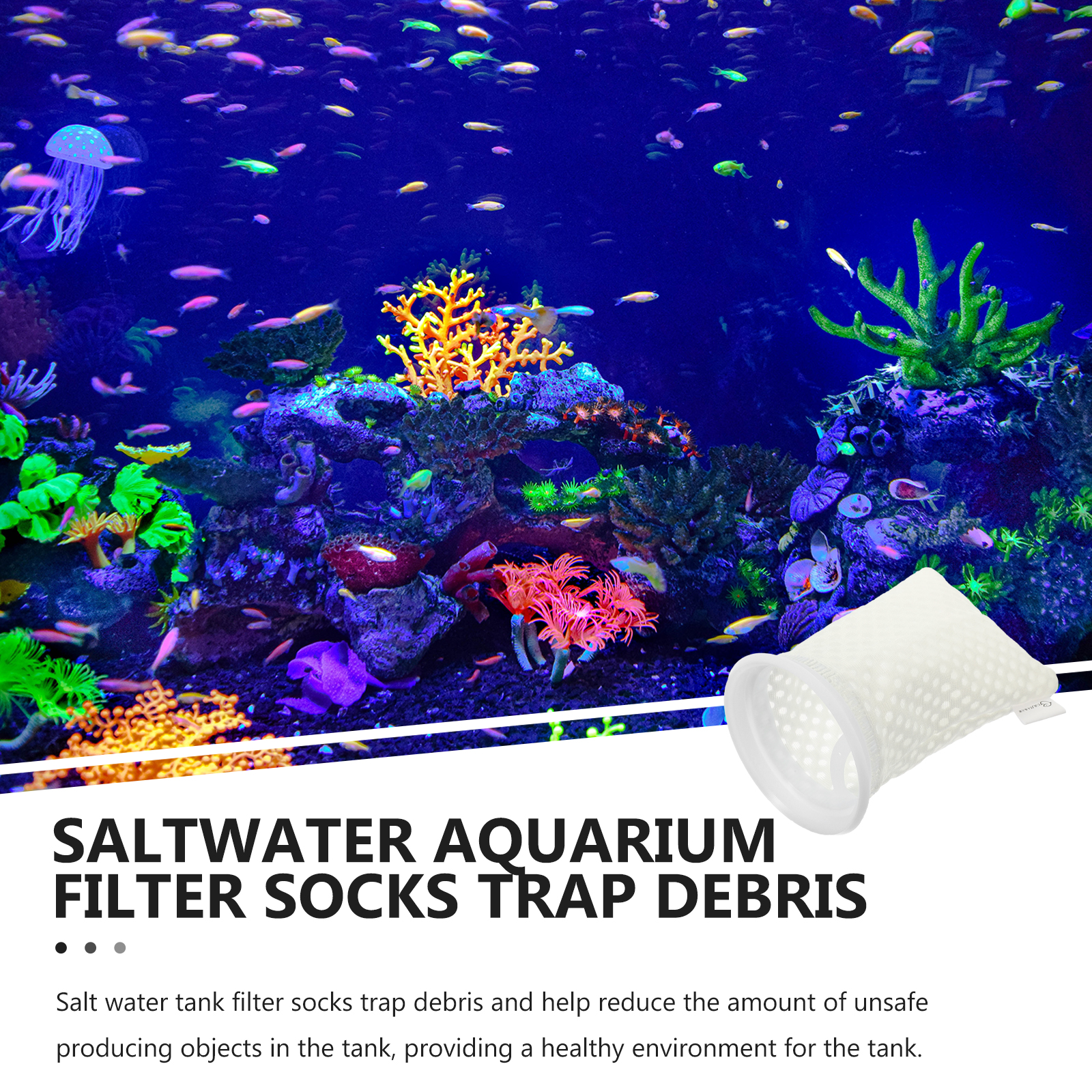 11pcs Filter Socks 4 Inch 3D H - огляд і ціна Aquarium Fish Trap