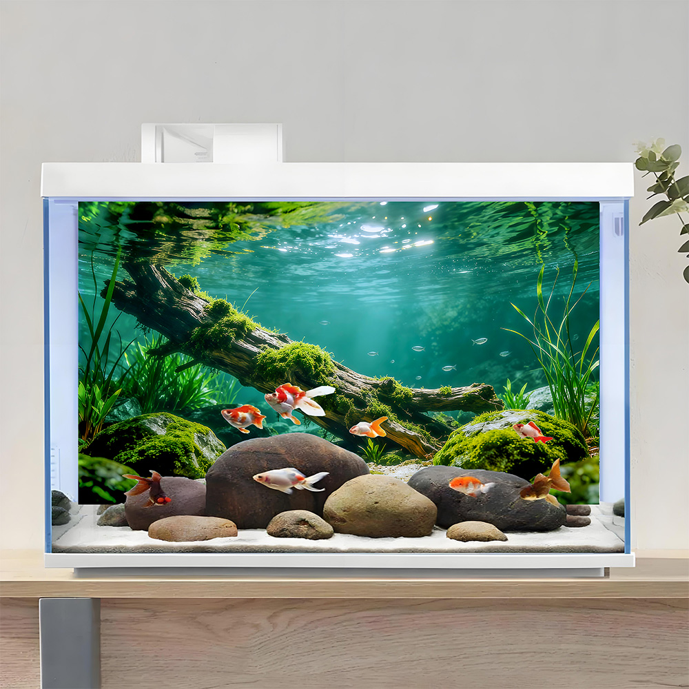 Dead wood at the bottom of the - огляд і ціна Aquarium Fish Poster