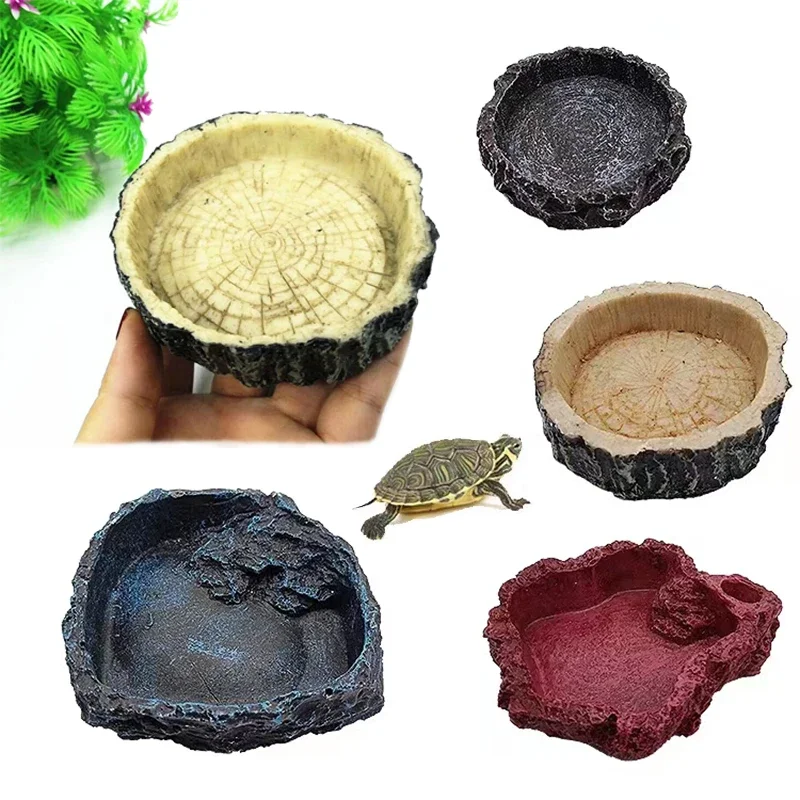 Pet Reptile Feeder Bowl Resin  - огляд і ціна Aquarium Fish Price