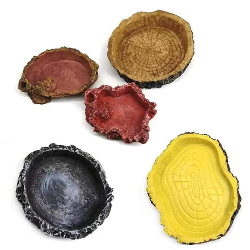 Pet Reptile Feeder Bowl Resin  - огляд і ціна Aquarium Fish Price