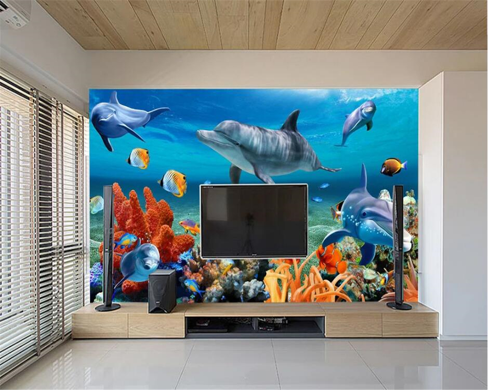 3DBEIBEHANG Custom 3D wallpape - огляд і ціна Aquarium Fish Live Wallpaper