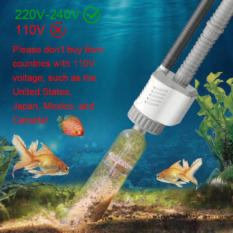 Aquarium Water Change Pump Ele - огляд і ціна Gravel Vacuum Cleaner