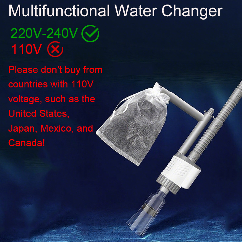 Aquarium Water Change Pump Ele - огляд і ціна Gravel Vacuum Cleaner