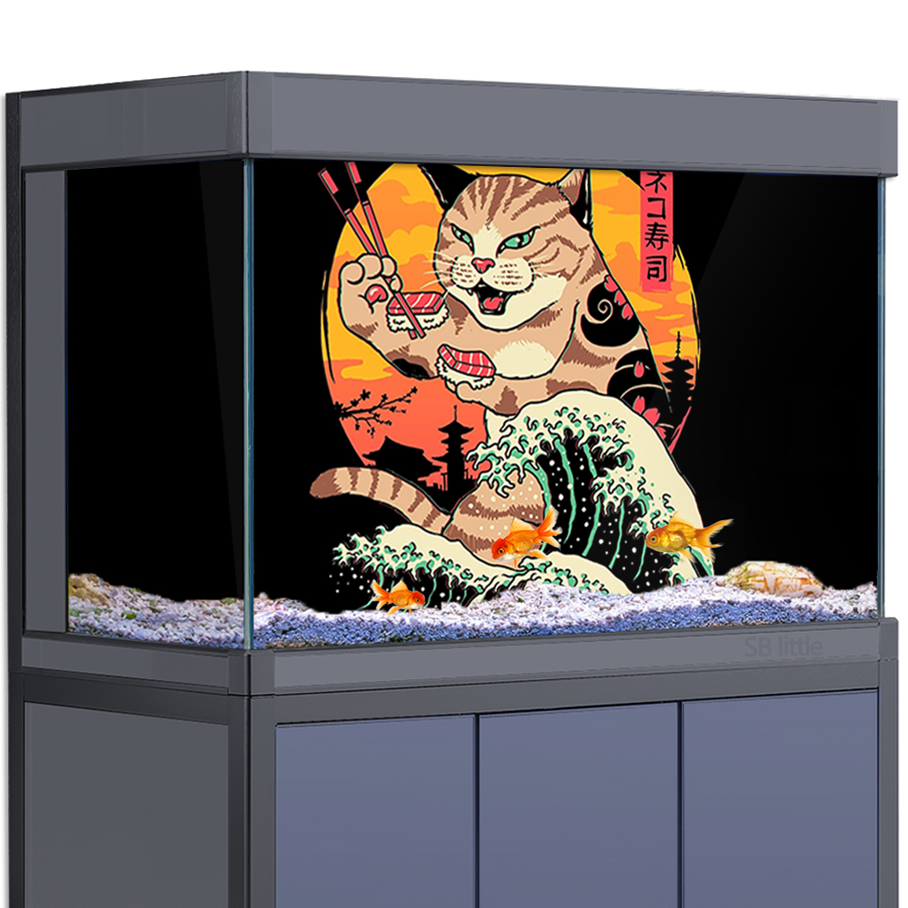 Aquarium Background Sticker -  - огляд і ціна Aquarium Fish Japan