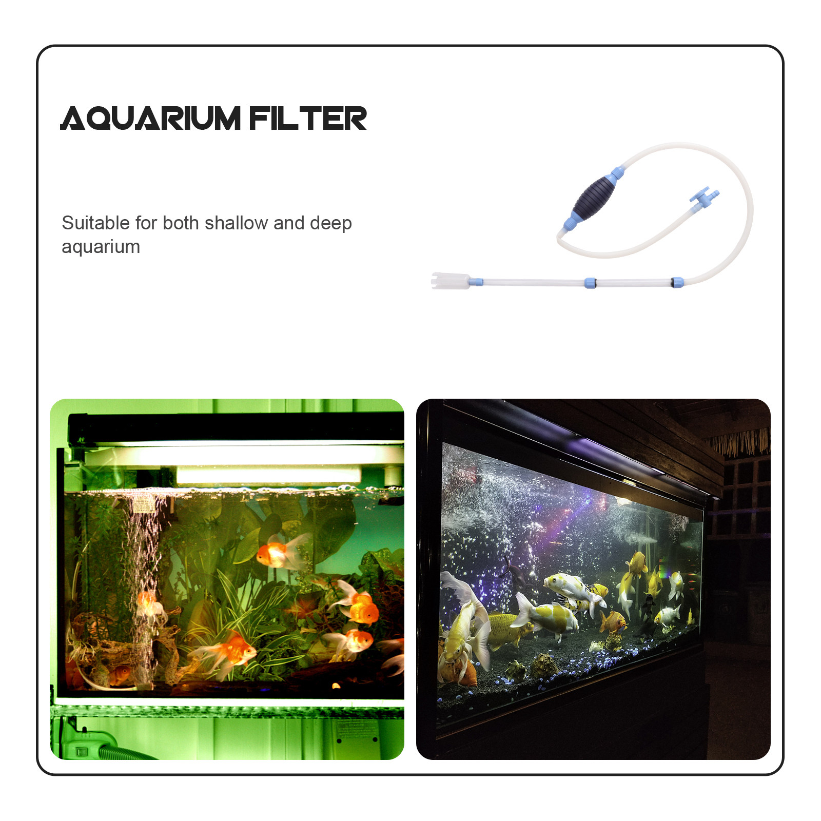 Fish Tank Cleaner Manual Vacuu - огляд і ціна Gravel Vacuum Cleaner